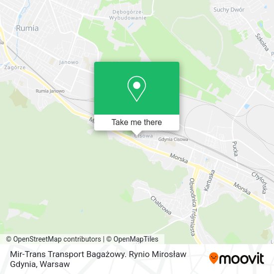 Mir-Trans Transport Bagażowy. Rynio Mirosław Gdynia map