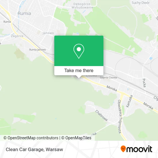 Карта Clean Car Garage