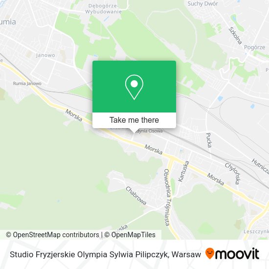 Studio Fryzjerskie Olympia Sylwia Pilipczyk map