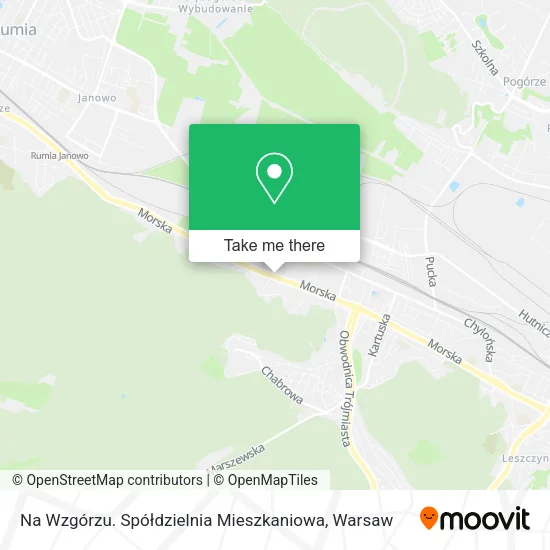 Карта Na Wzgórzu. Spółdzielnia Mieszkaniowa