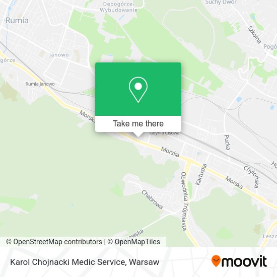 Karol Chojnacki Medic Service map