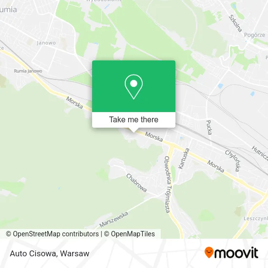 Карта Auto Cisowa