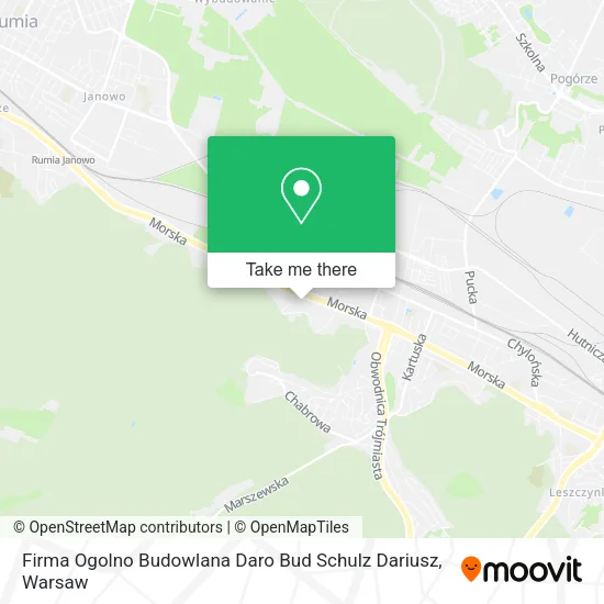 Карта Firma Ogolno Budowlana Daro Bud Schulz Dariusz