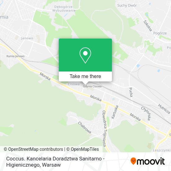 Coccus. Kancelaria Doradztwa Sanitarno - Higienicznego map