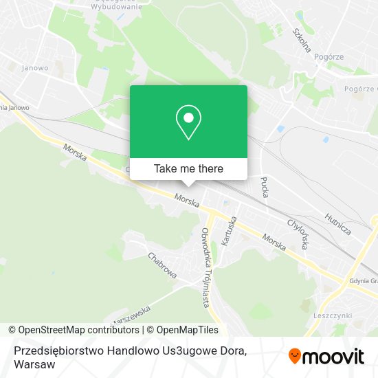 Przedsiębiorstwo Handlowo Us3ugowe Dora map