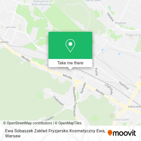 Ewa Sobaszek Zakład Fryzjersko Kosmetyczny Ewa map