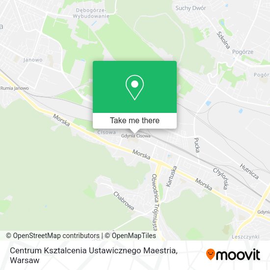 Centrum Ksztalcenia Ustawicznego Maestria map