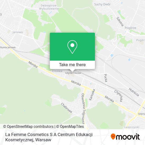 La Femme Cosmetics S A Centrum Edukacji Kosmetycznej map