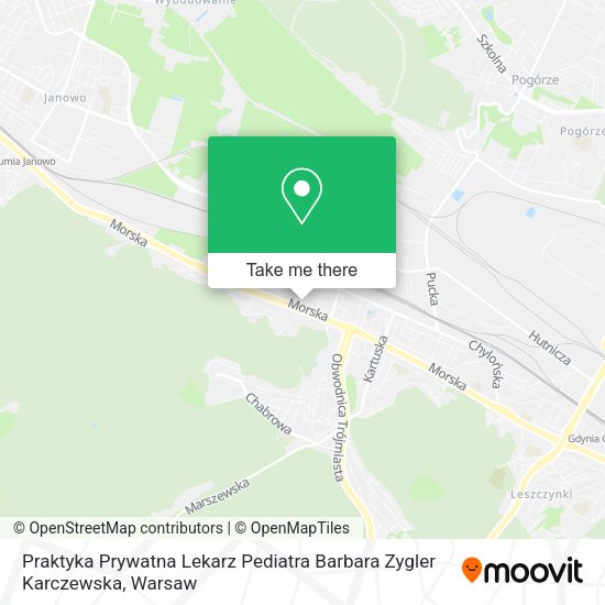 Praktyka Prywatna Lekarz Pediatra Barbara Zygler Karczewska map