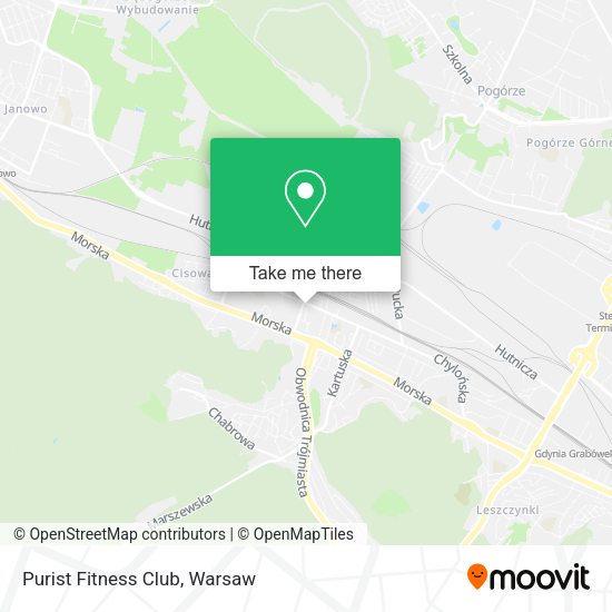 Purist Fitness Club map