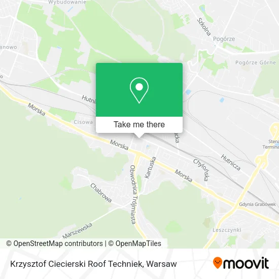 Krzysztof Ciecierski Roof Techniek map