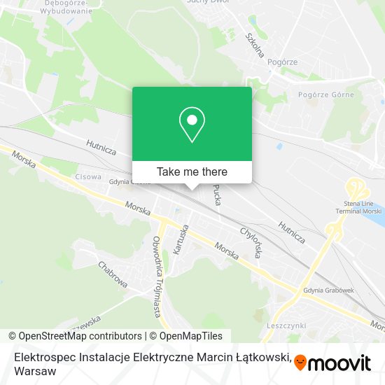 Elektrospec Instalacje Elektryczne Marcin Łątkowski map