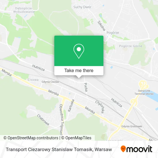 Карта Transport Ciezarowy Stanislaw Tomasik