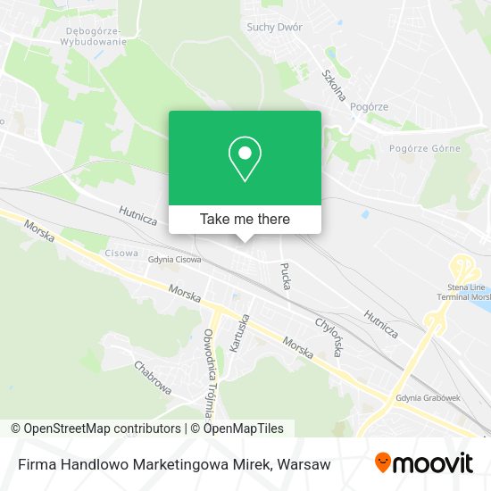 Firma Handlowo Marketingowa Mirek map