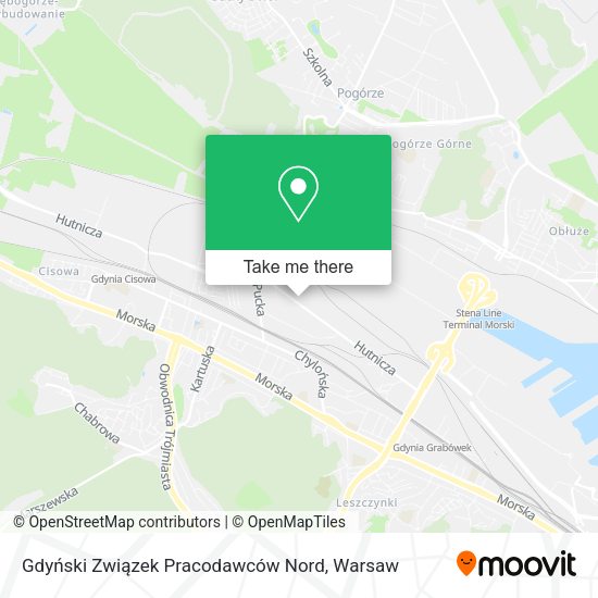 Карта Gdyński Związek Pracodawców Nord