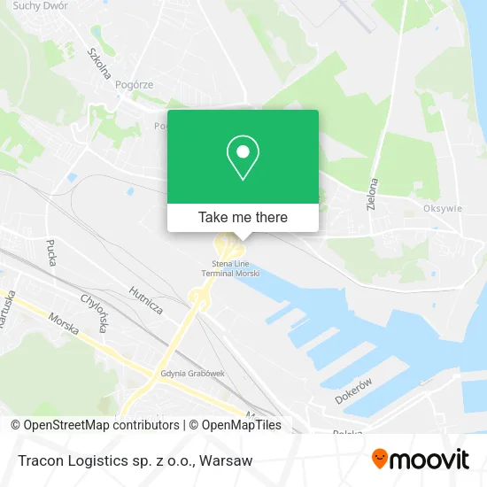 Карта Tracon Logistics sp. z o.o.