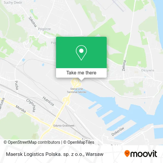 Карта Maersk Logistics Polska. sp. z o.o.