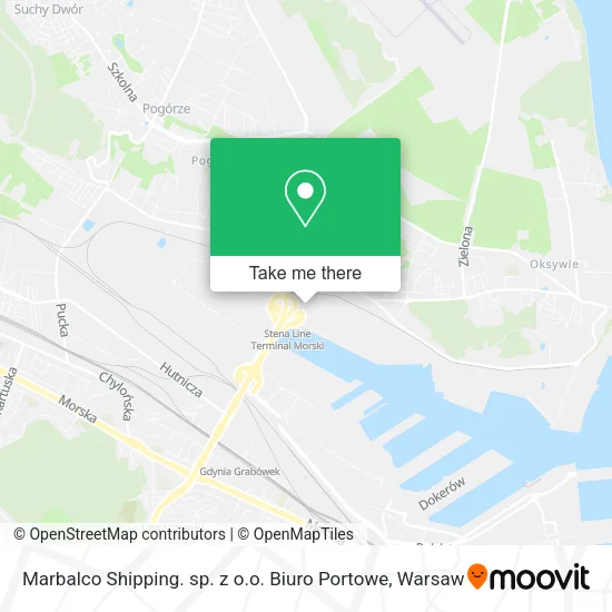 Карта Marbalco Shipping. sp. z o.o. Biuro Portowe