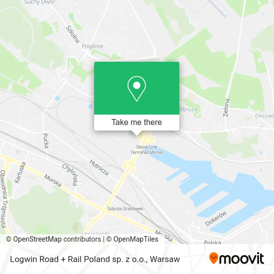Карта Logwin Road + Rail Poland sp. z o.o.