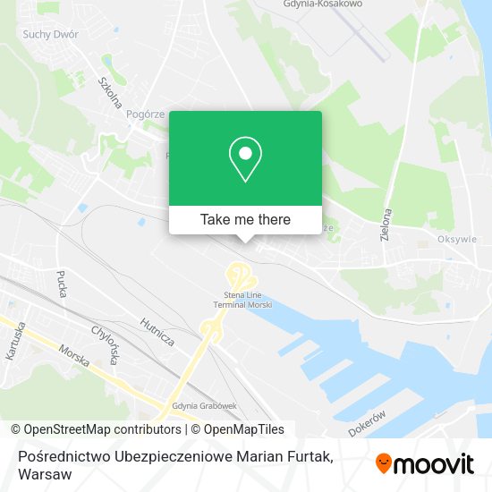 Pośrednictwo Ubezpieczeniowe Marian Furtak map