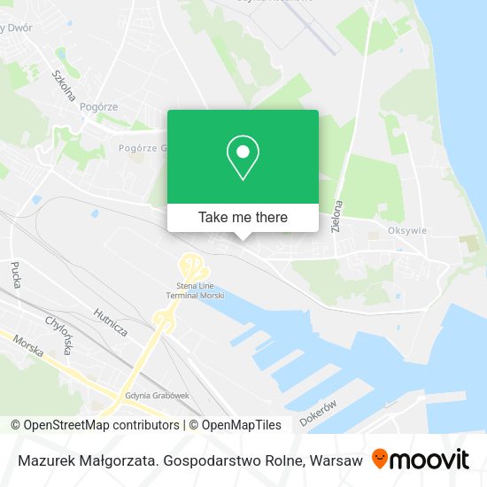 Mazurek Małgorzata. Gospodarstwo Rolne map