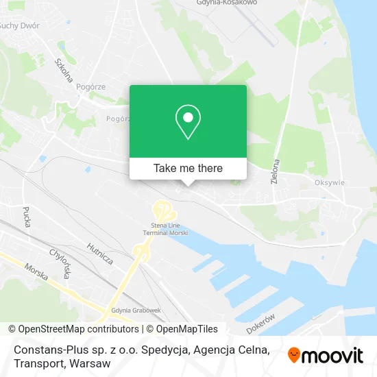 Constans-Plus sp. z o.o. Spedycja, Agencja Celna, Transport map