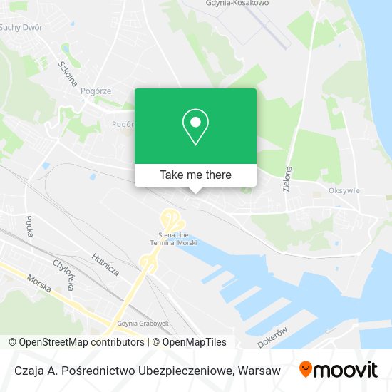 Czaja A. Pośrednictwo Ubezpieczeniowe map