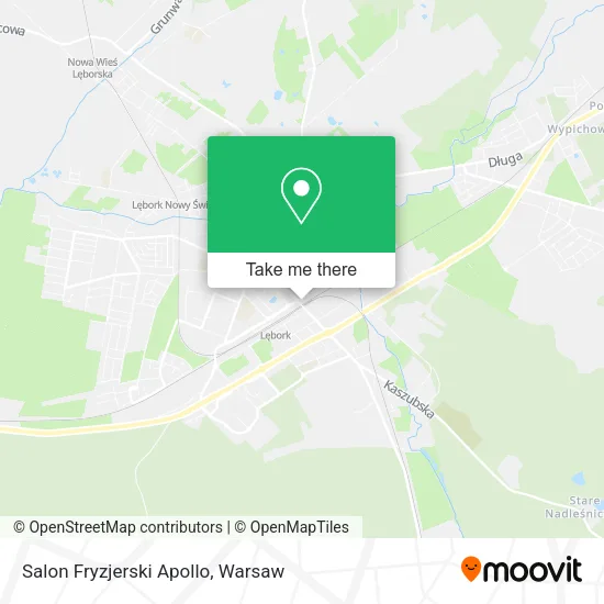 Карта Salon Fryzjerski Apollo