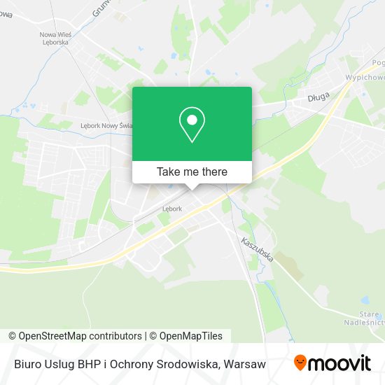 Biuro Uslug BHP i Ochrony Srodowiska map