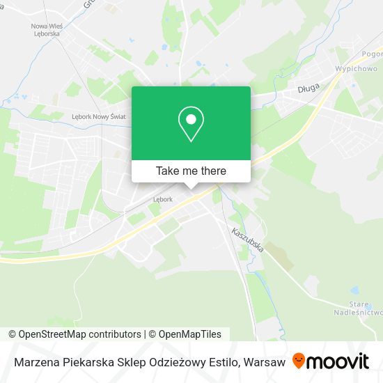 Marzena Piekarska Sklep Odzieżowy Estilo map