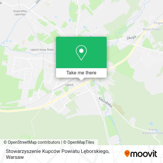 Карта Stowarzyszenie Kupców Powiatu Lęborskiego