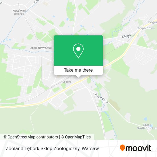 Zooland Lębork Sklep Zoologiczny map