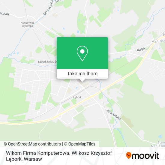 Wikom Firma Komputerowa. Wilkosz Krzysztof Lębork map