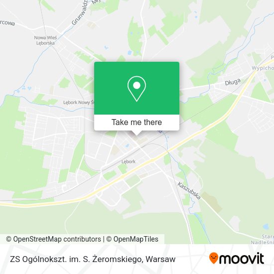 ZS Ogólnokszt. im. S. Żeromskiego map