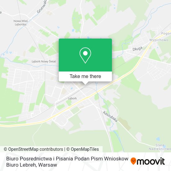 Biuro Posrednictwa i Pisania Podan Pism Wnioskow Biuro Lebreh map