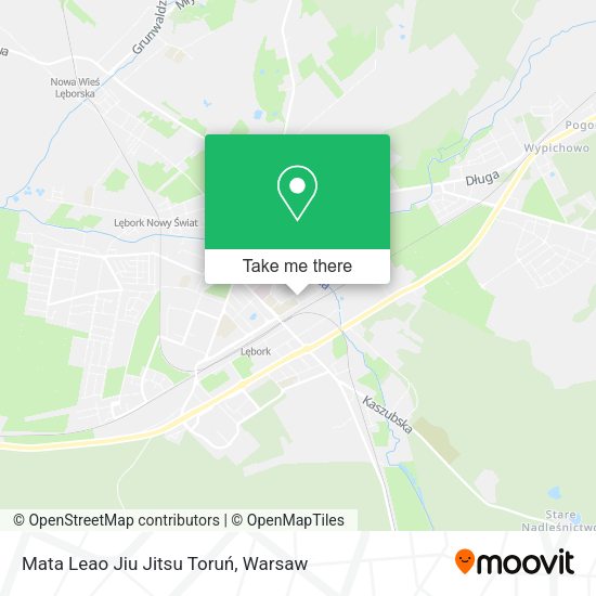 Mata Leao Jiu Jitsu Toruń map