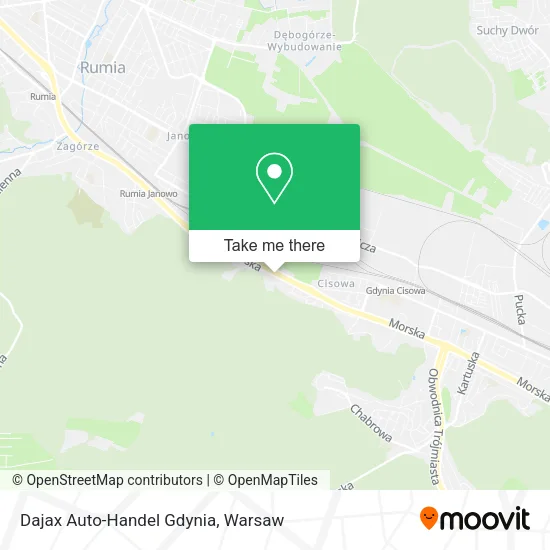Карта Dajax Auto-Handel Gdynia