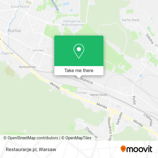 Карта Restauracje.pl