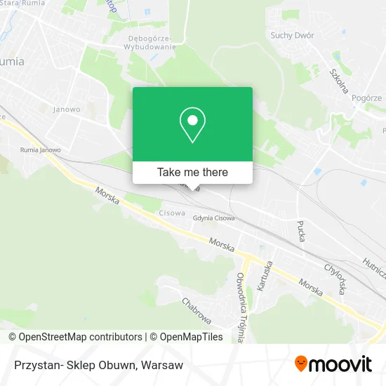 Карта Przystan- Sklep Obuwn