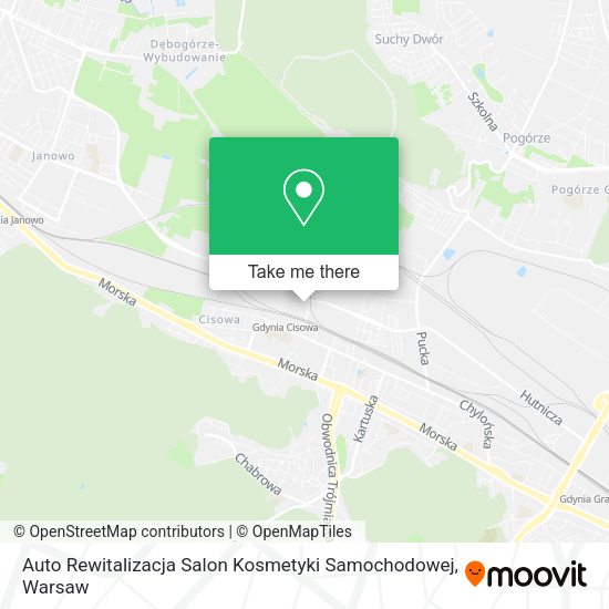 Auto Rewitalizacja Salon Kosmetyki Samochodowej map