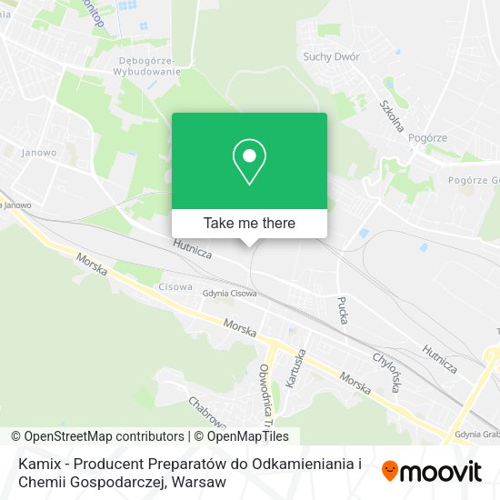 Kamix - Producent Preparatów do Odkamieniania i Chemii Gospodarczej map