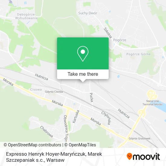 Expresso Henryk Hoyer-Maryńczuk, Marek Szczepaniak s.c. map