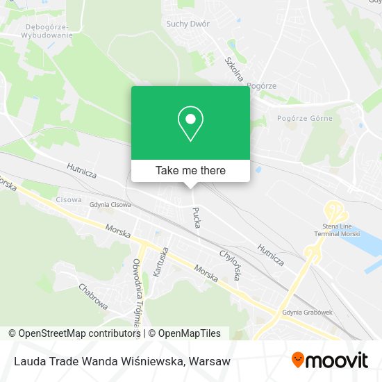 Lauda Trade Wanda Wiśniewska map