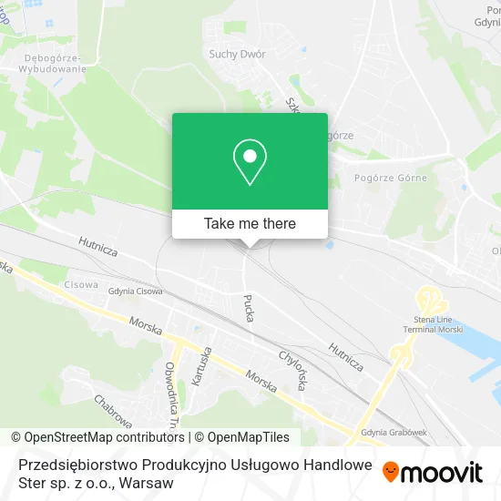 Przedsiębiorstwo Produkcyjno Usługowo Handlowe Ster sp. z o.o. map