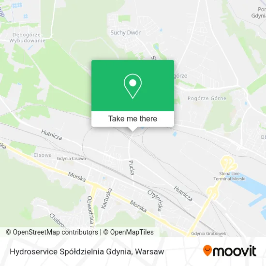 Карта Hydroservice Spółdzielnia Gdynia