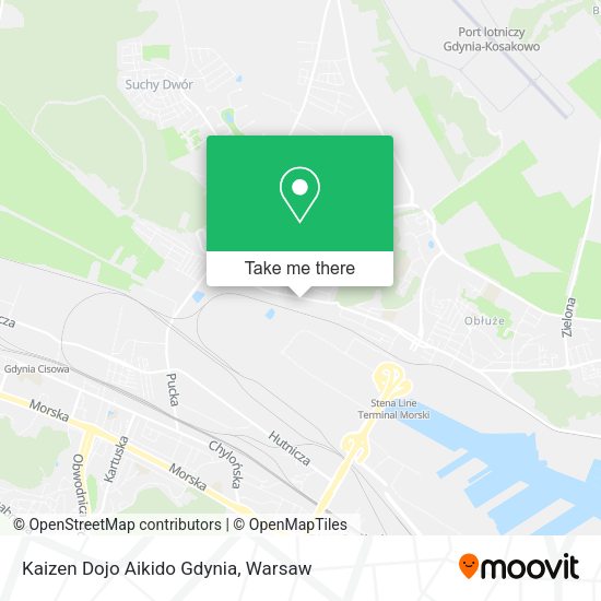 Kaizen Dojo Aikido Gdynia map