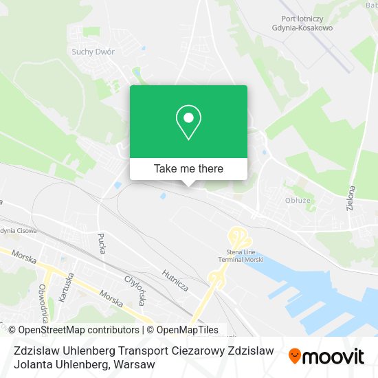 Zdzislaw Uhlenberg Transport Ciezarowy Zdzislaw Jolanta Uhlenberg map