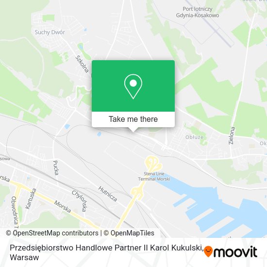 Карта Przedsiębiorstwo Handlowe Partner II Karol Kukulski