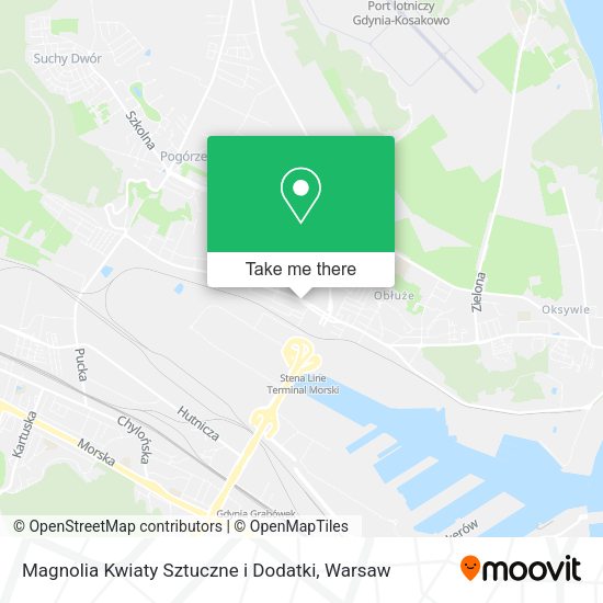 Magnolia Kwiaty Sztuczne i Dodatki map