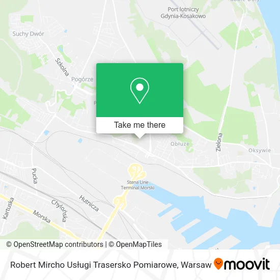 Карта Robert Mircho Usługi Trasersko Pomiarowe